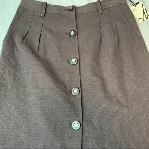 Milly of New York Chocolate skirt size 6 - Picture 2 of 10